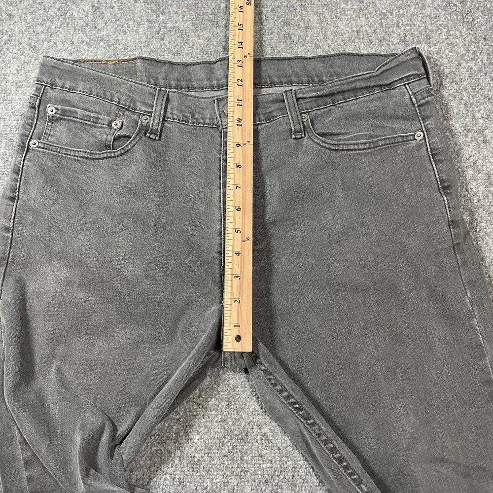 Levi's Men's 513 Straight Leg 36x30* Flex Fit Washed Black Denim Jeans